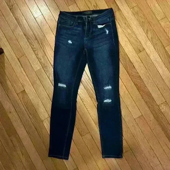 HARPER Women's Skinny Jeans Blue Stretch Cotton Blend Size 28 - Picture 1 of 5